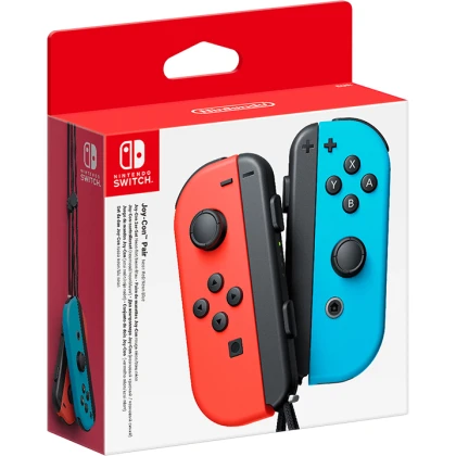 Nintendo Switch JoyCon Coppia Controller Rosso Neon Blu Neon