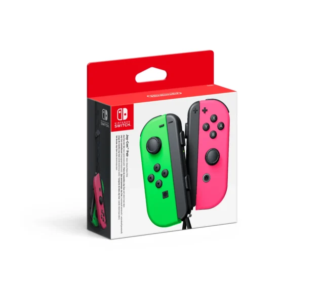 joycon neon green pink 3fdf10d0