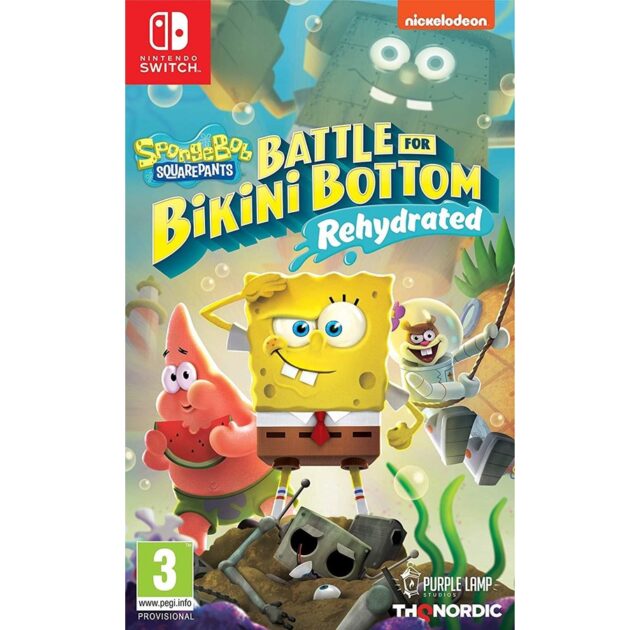 Spongebob SquarePants Battle for Bikini Bottom Rehydrated Switch
